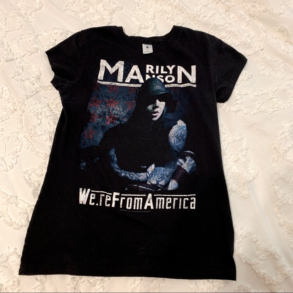 Marilyn Manson Tee purchased on 6th St in Austin, fitted size M